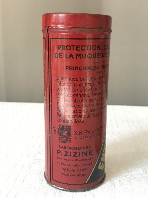 Boites anciennes de médicaments, Entero pansement et Formocarbine simple