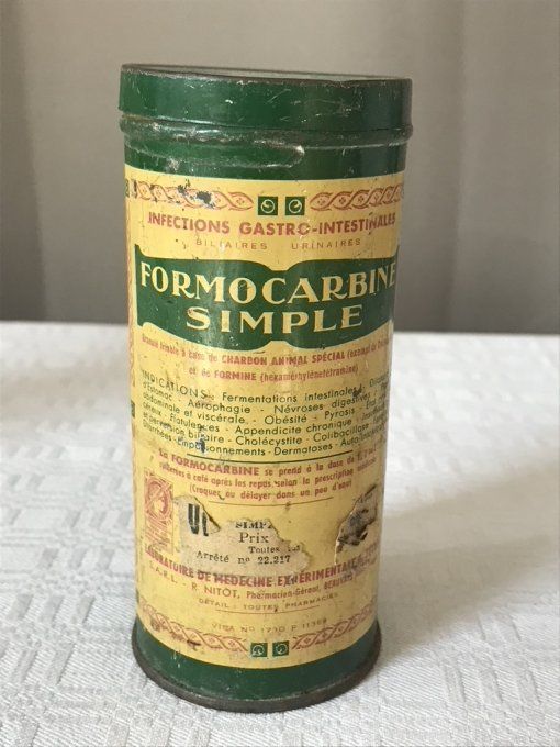 Boites anciennes de médicaments, Entero pansement et Formocarbine simple