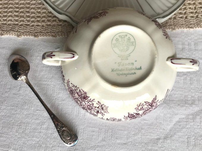 Bol, tasse à soupe signée Villeroy & Boch, modèle faisan