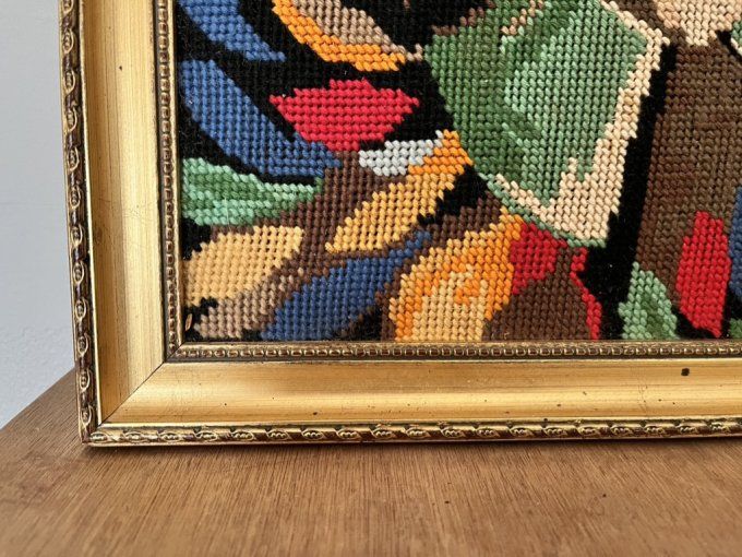 Canevas vintage, Collection de Paris, CEG. Oiseau de feu et arlequin