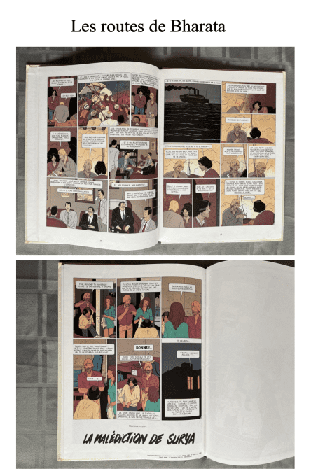 Lot de 2 BD Les routes de Bharata et L’étreinte d'Howrah par Daniel Ceppi Casterman, EO 1982 et 1984