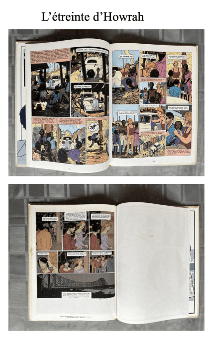 Lot de 2 BD Les routes de Bharata et L’étreinte d'Howrah par Daniel Ceppi Casterman, EO 1982 et 1984