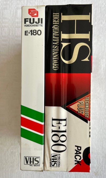Cassettes vidéo VHS vintage, neuves sous cello, nombreuses durées aux choix