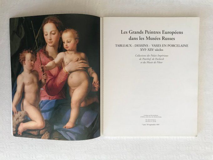 Catalogue, Les grands peintres européens dans les musées Russes, Collection des palais impériaux