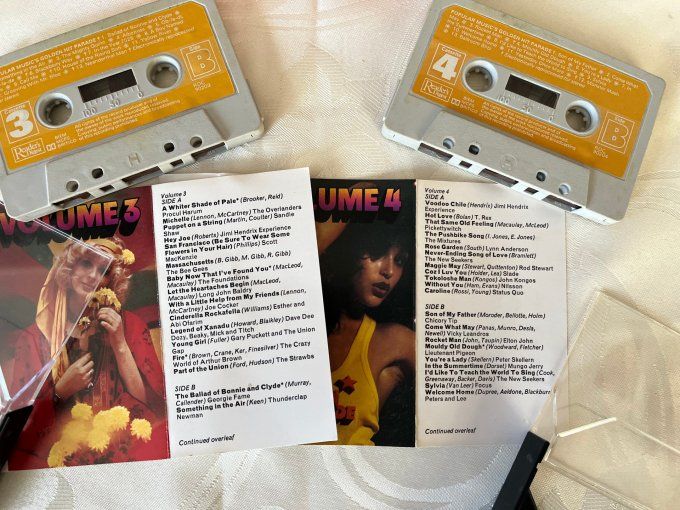 Coffret audio, 4 cassettes Golden Hit Parade, Vintage, 1979