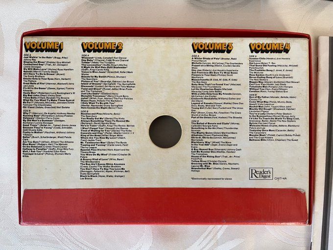Coffret audio, 4 cassettes Golden Hit Parade, Vintage, 1979