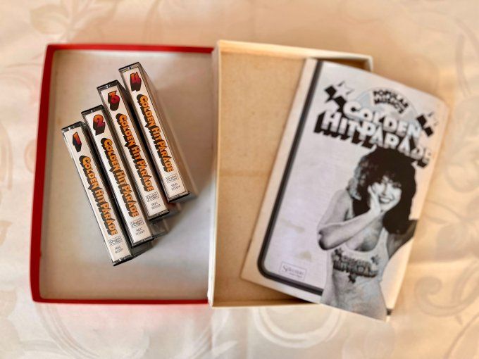 Coffret audio, 4 cassettes Golden Hit Parade, Vintage, 1979