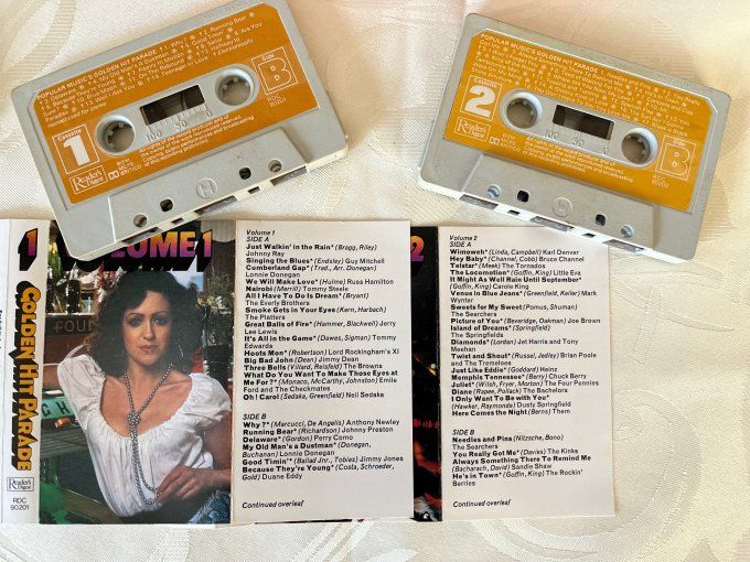 Coffret audio, 4 cassettes Golden Hit Parade, Vintage, 1979