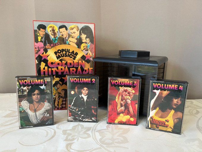 Coffret audio, 4 cassettes Golden Hit Parade, Vintage, 1979