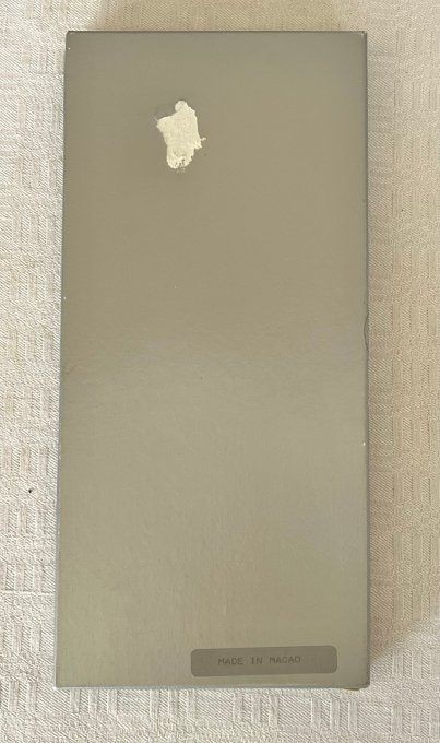 Coffret de 6 grands mouchoirs Winkler en coton motifs graphiques colorés, Neufs