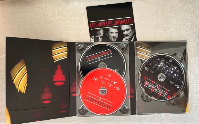 Coffret, L'album Live,  2 CD et 1 DVD reprenant le concert des Vieilles Canailles