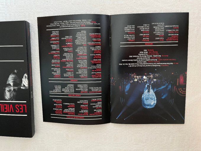Coffret, L'album Live,  2 CD et 1 DVD reprenant le concert des Vieilles Canailles