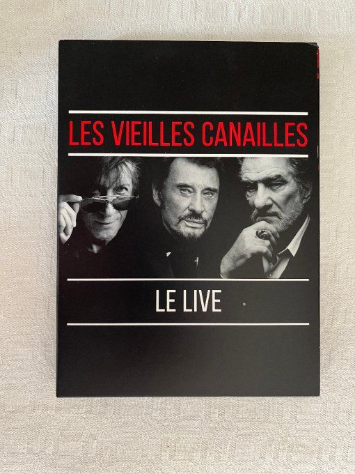 Coffret, L'album Live,  2 CD et 1 DVD reprenant le concert des Vieilles Canailles