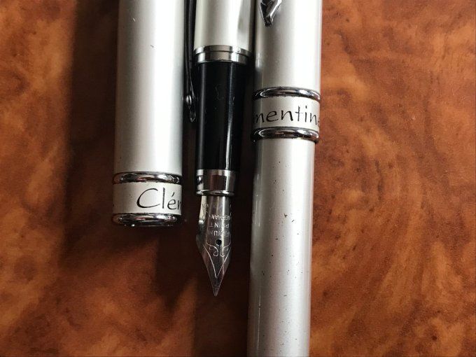 Coffret, Parure Clémentine L, stylo et stylo-plume