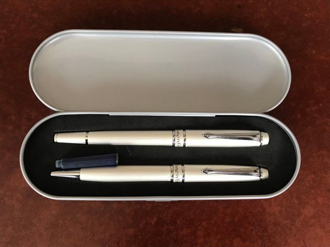 Coffret, Parure Clémentine L, stylo et stylo-plume