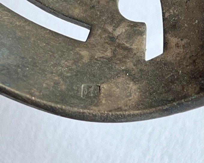 Cuillère à glaçons en métal argenté, modèle fidelio de la maison Christofle