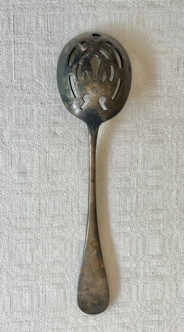 Cuillère à glaçons en métal argenté, modèle fidelio de la maison Christofle