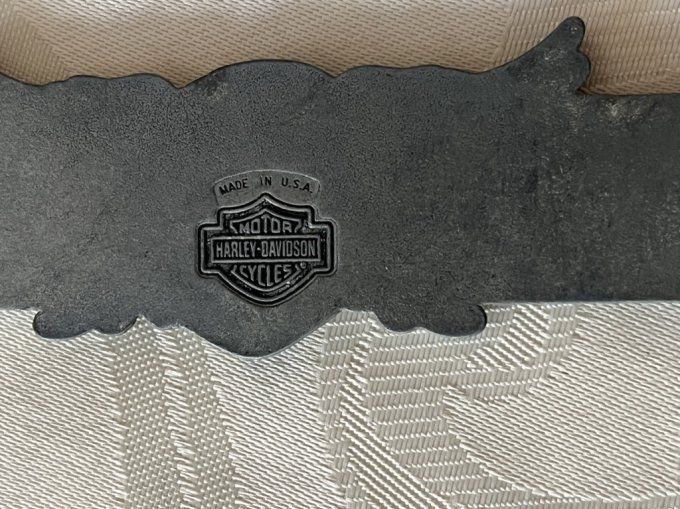 Décapsuleur Harley-Davidson, décor d'aigle, vintage