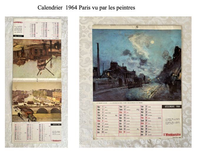Divers Calendriers vintage, 1964, 1965 1972 ou 1973, Au choix