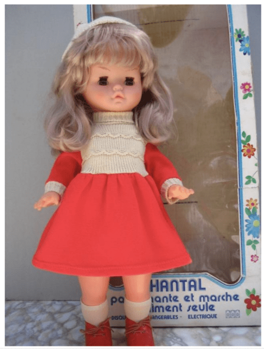 Poupée de collection vintage, Chantal, de 1972, Gégé BS2