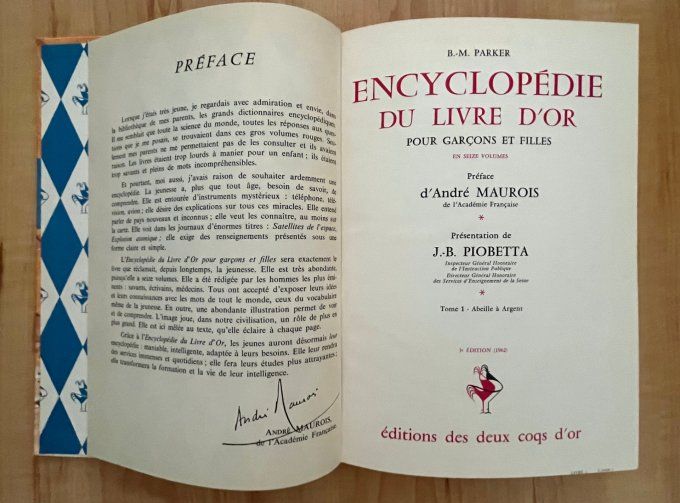 Encyclopédie du Livre d'Or pour garçons et filles - Collection complète en 16 volumes des années 60