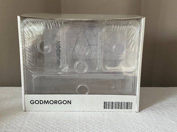 Ensemble de 5 boîtes de rangement avec couvercle Ikea Godmorgon - Neuf