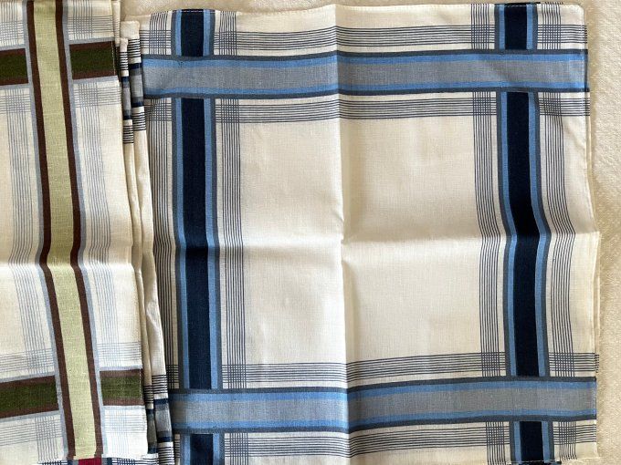 Ensemble de 6 mouchoirs homme, 3 modèles au choix, mouchoirs neufs