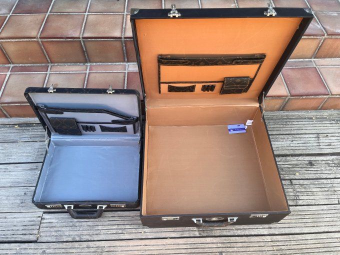 Ensemble de bagages de luxe à code, valise et mallette assorties, Exclusive Line