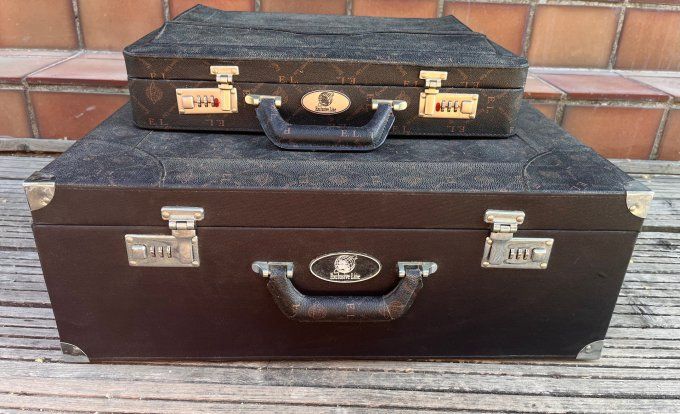 Ensemble de bagages de luxe à code, valise et mallette assorties, Exclusive Line