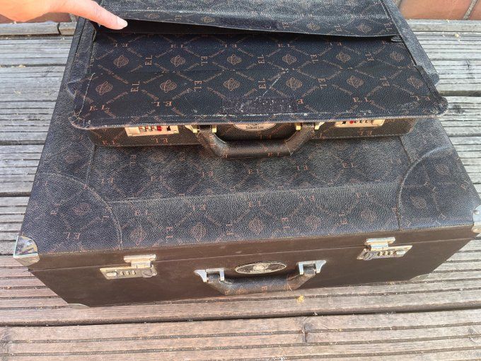 Ensemble de bagages de luxe à code, valise et mallette assorties, Exclusive Line