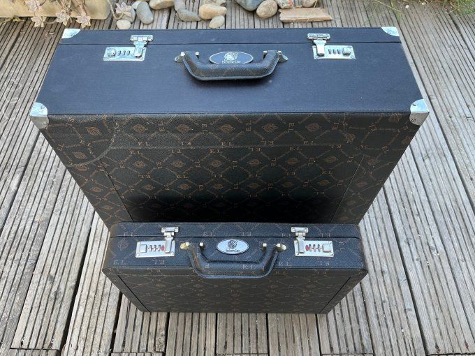 Ensemble de bagages de luxe à code, valise et mallette assorties, Exclusive Line
