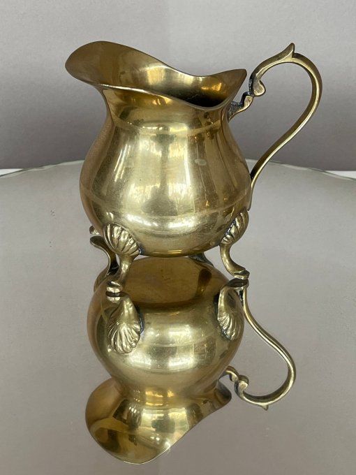 Ensemble vintage en laiton EPNS – Théière, cafetière, sucrier et pot à lait – Années 50