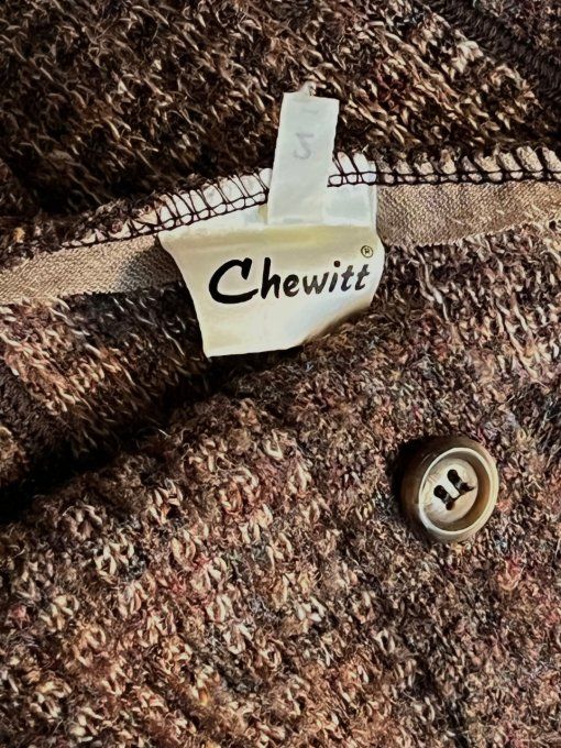 Gilet sans manche, veste Chewitt vintage,  années 70/80
