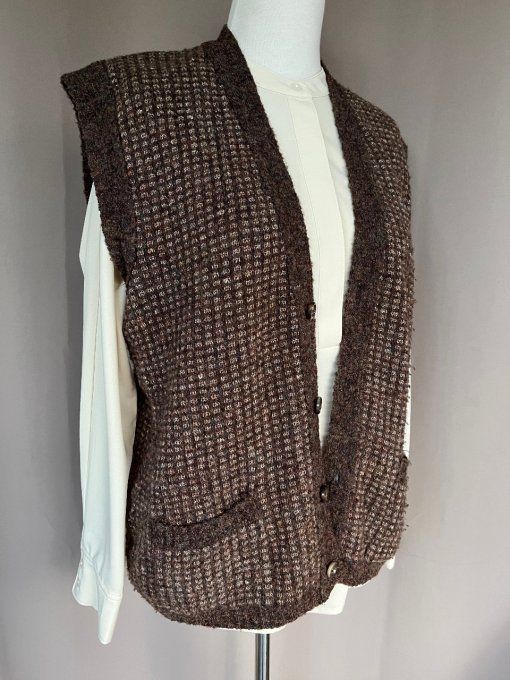 Gilet sans manche, veste Chewitt vintage,  années 70/80