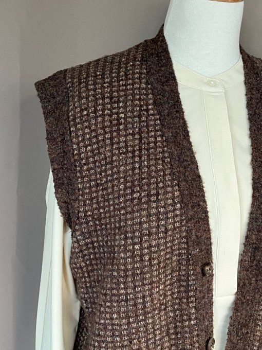 Gilet sans manche, veste Chewitt vintage,  années 70/80