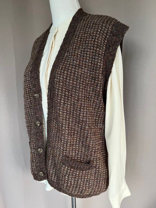 Gilet sans manche, veste Chewitt vintage,  années 70/80