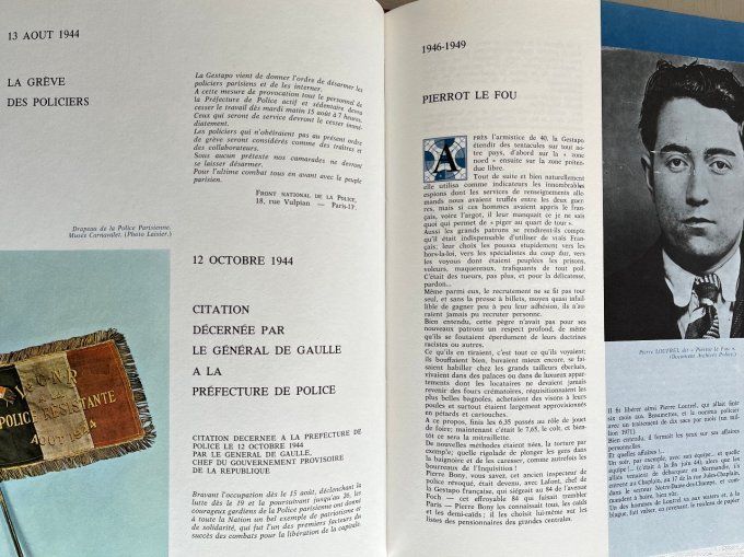 Grand livre,  Histoire de la police, Édition Larrieu - Bonnel, 1977
