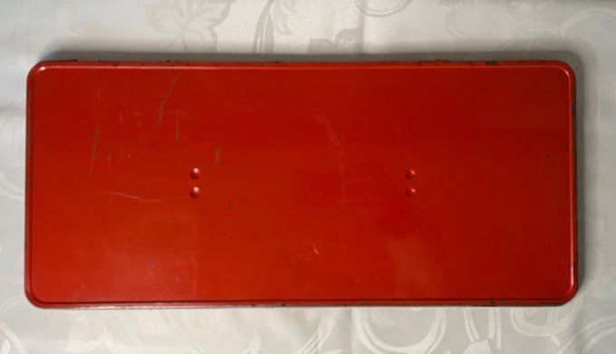 Grande Boîte de Peinture vintage, Western Paint Box, Page London, métal lithographié