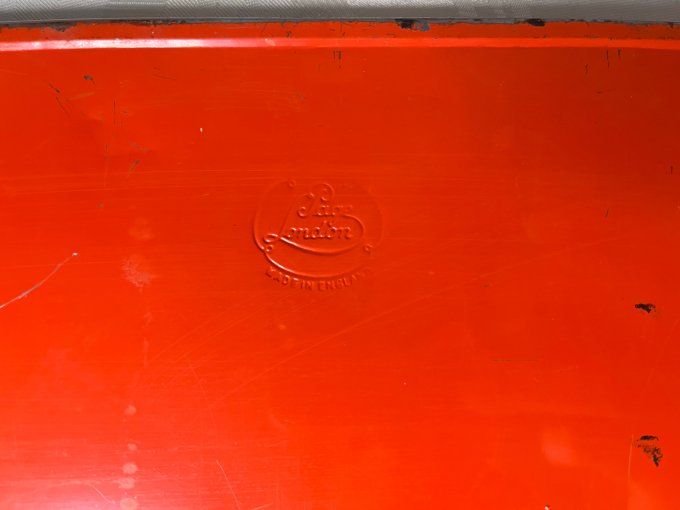 Grande Boîte de Peinture vintage, Western Paint Box, Page London, métal lithographié