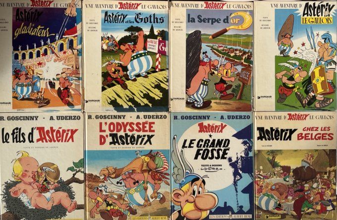 Gros lot de bandes dessinées d'Astérix le Gaulois, Grands classiques à lire ou à relire !
