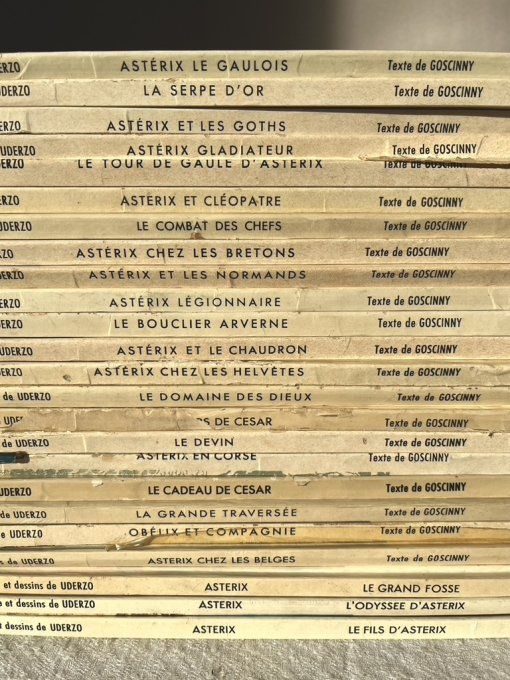 Gros lot de bandes dessinées d'Astérix le Gaulois, Grands classiques à lire ou à relire !