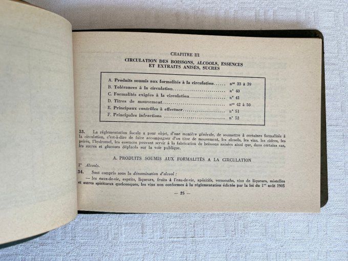 Guide abregé du verbalisant,  ministère de l'économie et des finances, 1970