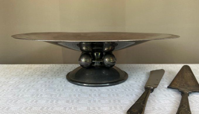 Coupe à fruits Art Déco, Christofle, par Luc Lanel pour le paquebot Le Normandie, 1930