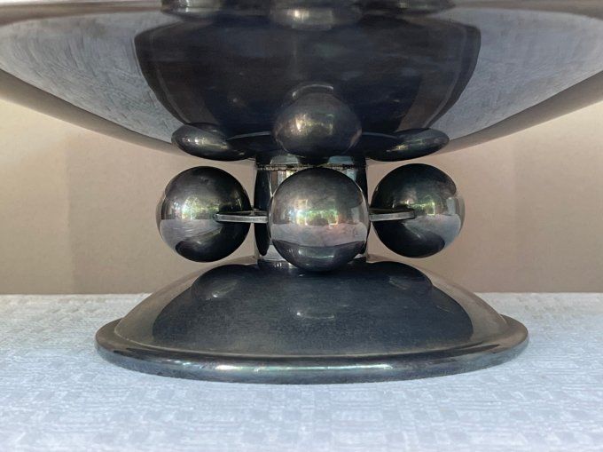 Coupe à fruits Art Déco, Christofle, par Luc Lanel pour le paquebot Le Normandie, 1930