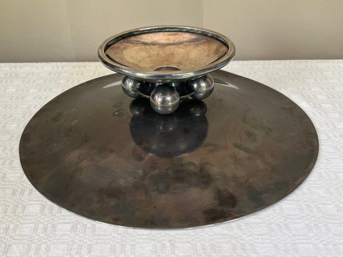 Coupe à fruits Art Déco, Christofle, par Luc Lanel pour le paquebot Le Normandie, 1930