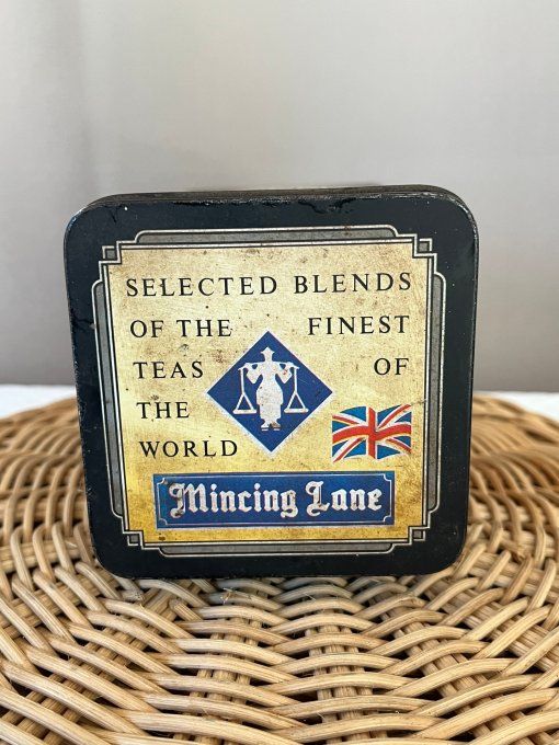Rare ! Boite métallique anglaise, Thé Mincing Lane London