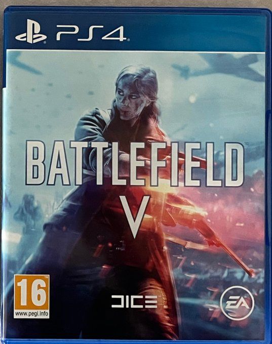 Jeu PS4,  Battlefield V, de 2018. Jeu de combats. 