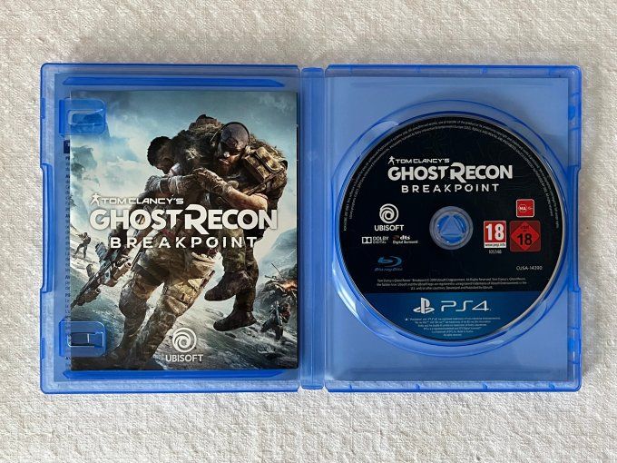 Jeu pour PS4 Tom Clancy's, Ghost Recon, Breakpoint, 2019