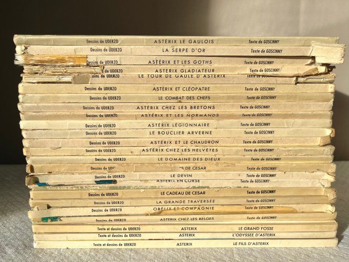 Gros lot de bandes dessinées d'Astérix le Gaulois, Grands classiques à lire ou à relire !