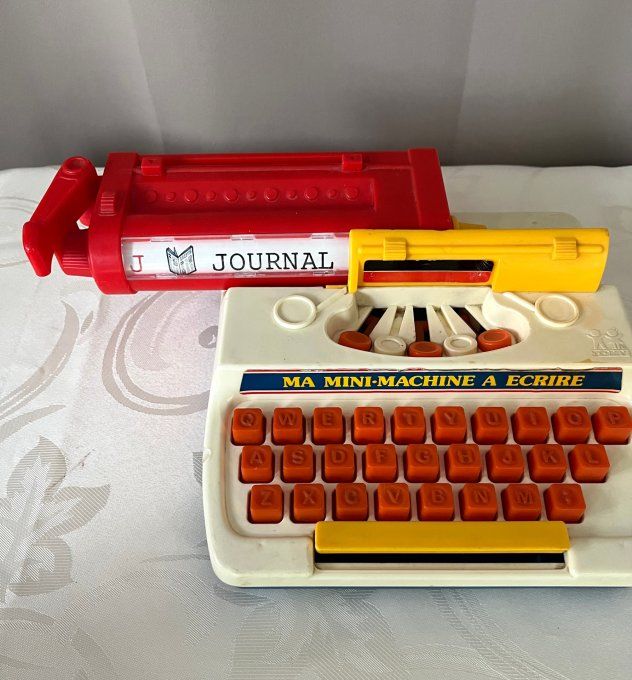 Ma Mini-Machine à Écrire – Tomy (1977) – Jouet Vintage Fonctionnel